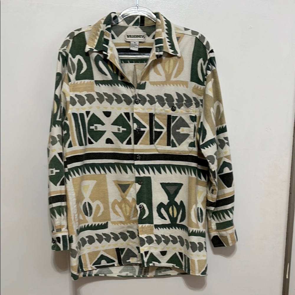 Wilderness Geometric Patterned Shirt